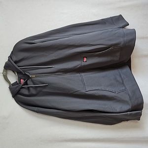 Wrangler 3XL Gray Zip Up Hoodie